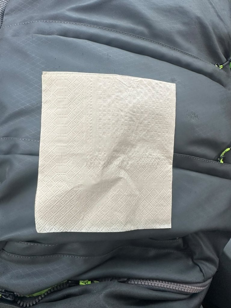 Original Unbleached Bamboo Napkin flat on surface