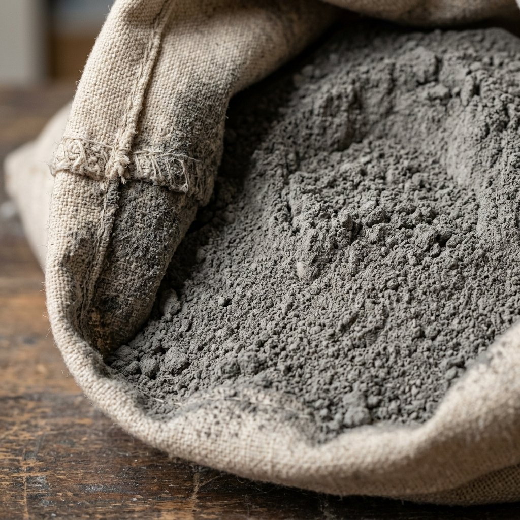 Industrial fly ash material sample texture